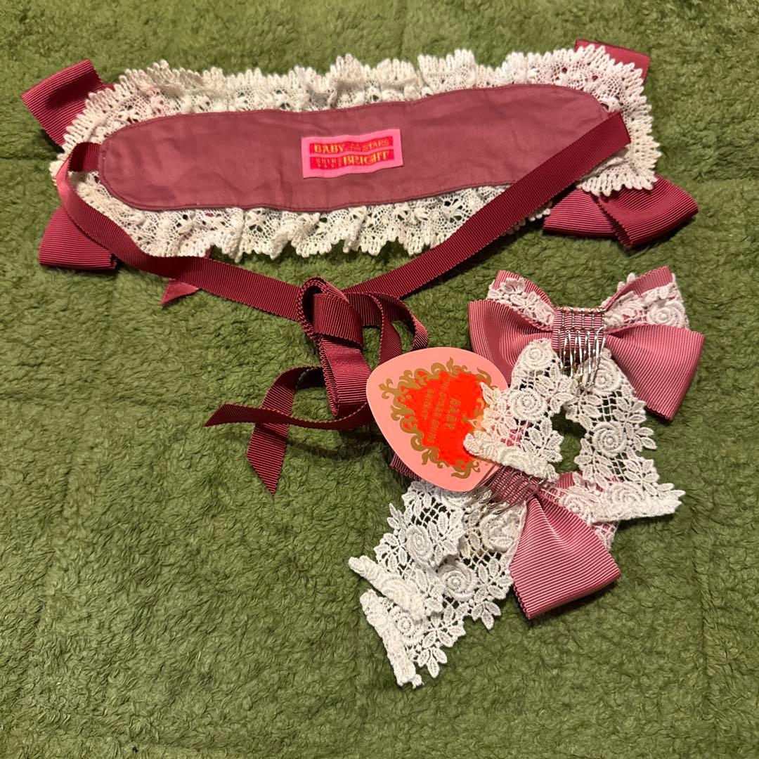 プラム　ヘッドドレス&コーム