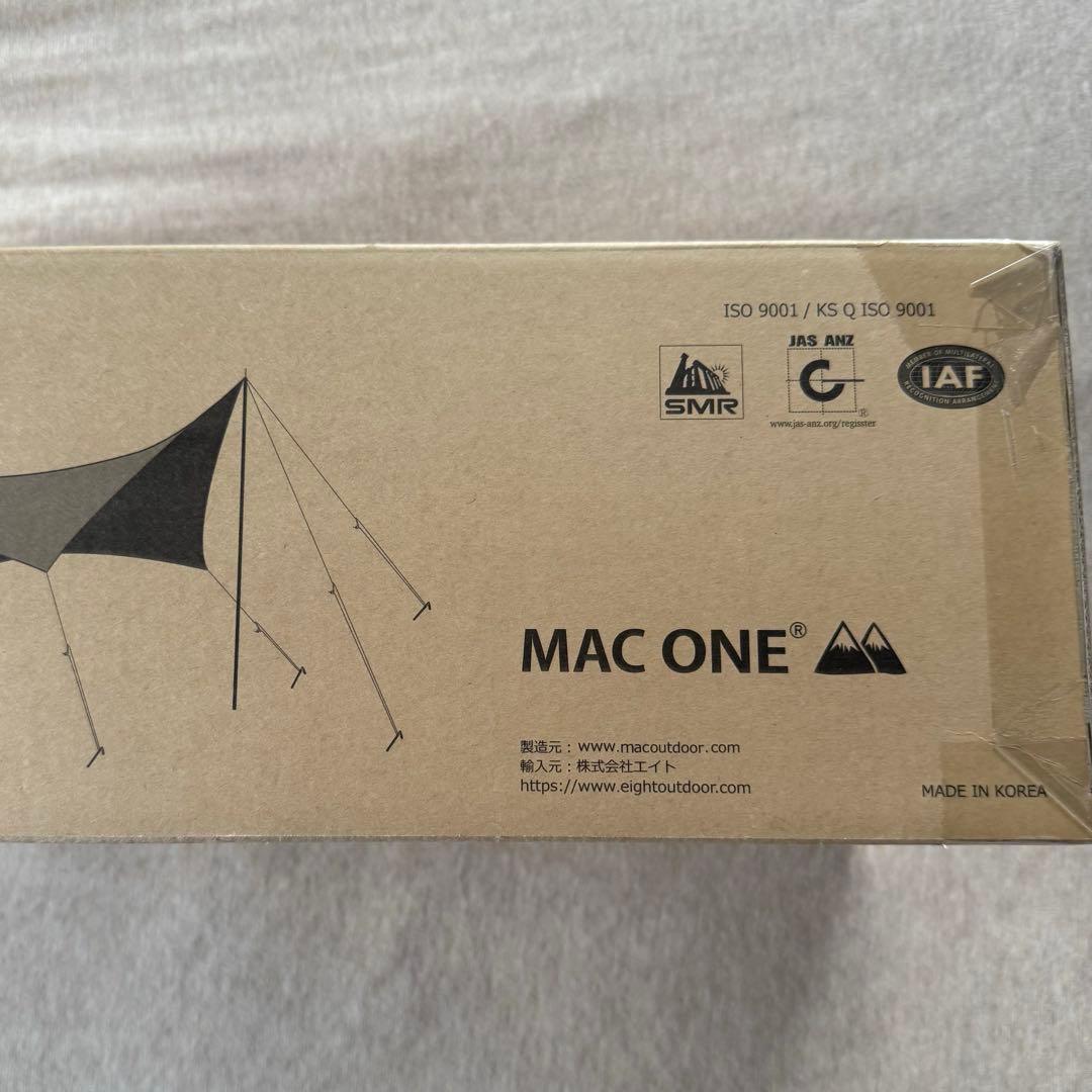 黒S新品 Mac Outdoor Mac One ヘキサ タープ ブラック
