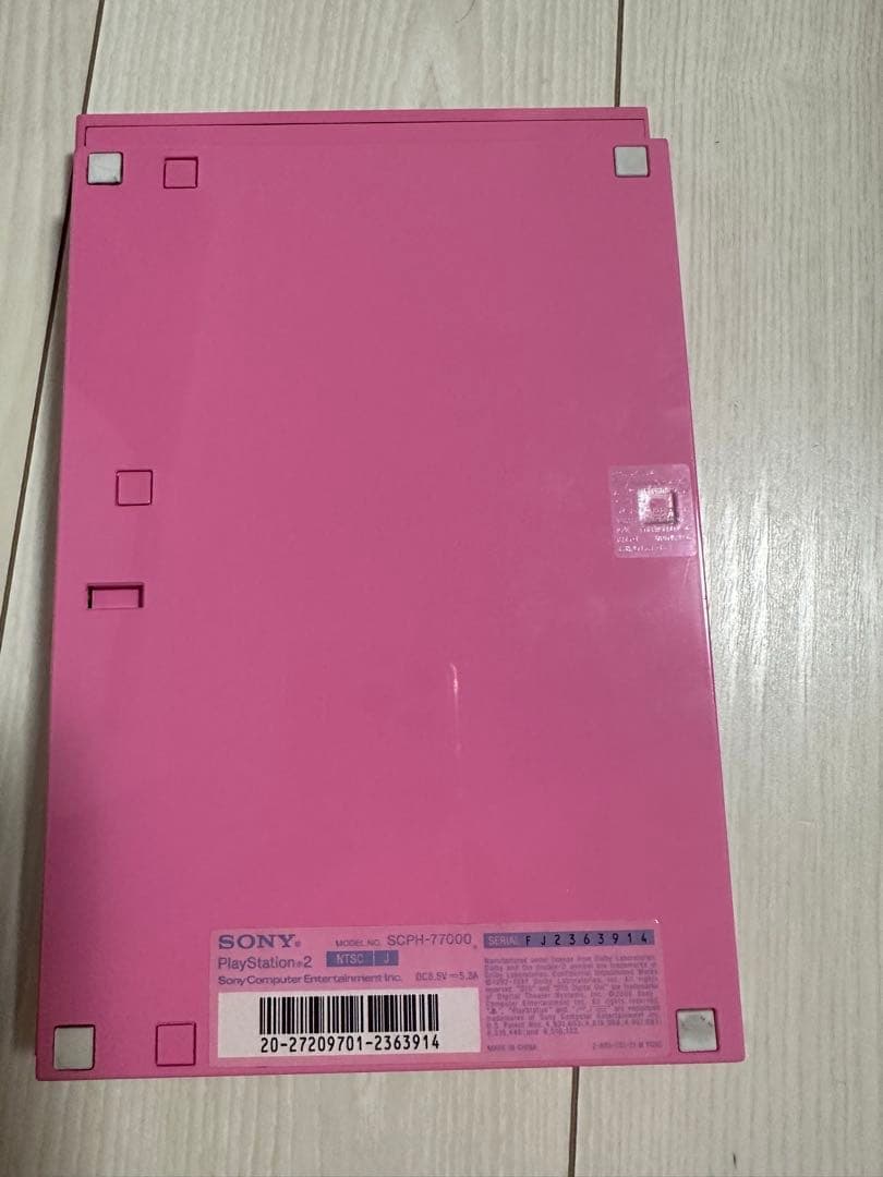 ピンクのPlayStation 2 本体とコントローラー♡♡