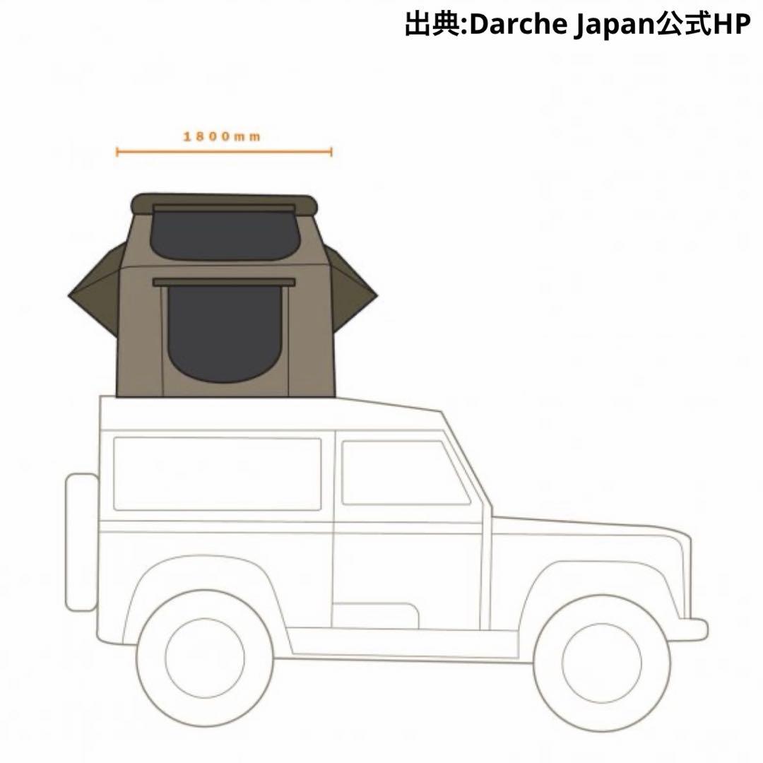 【送料込み】Darche HI-VIEW 1800 ルーフテント