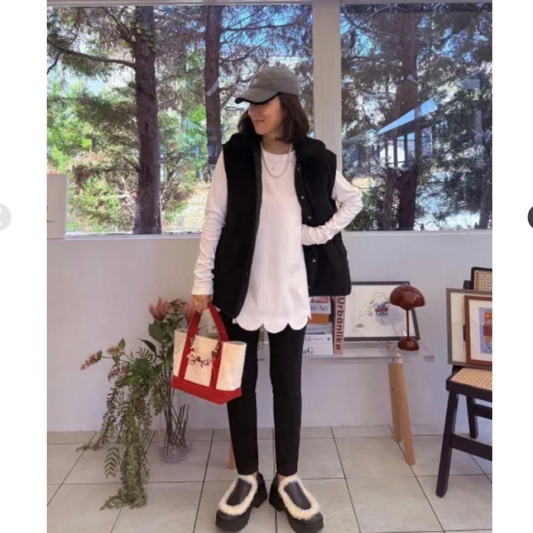 新品タグ付き　ロージーモンスター scallop argan tunic