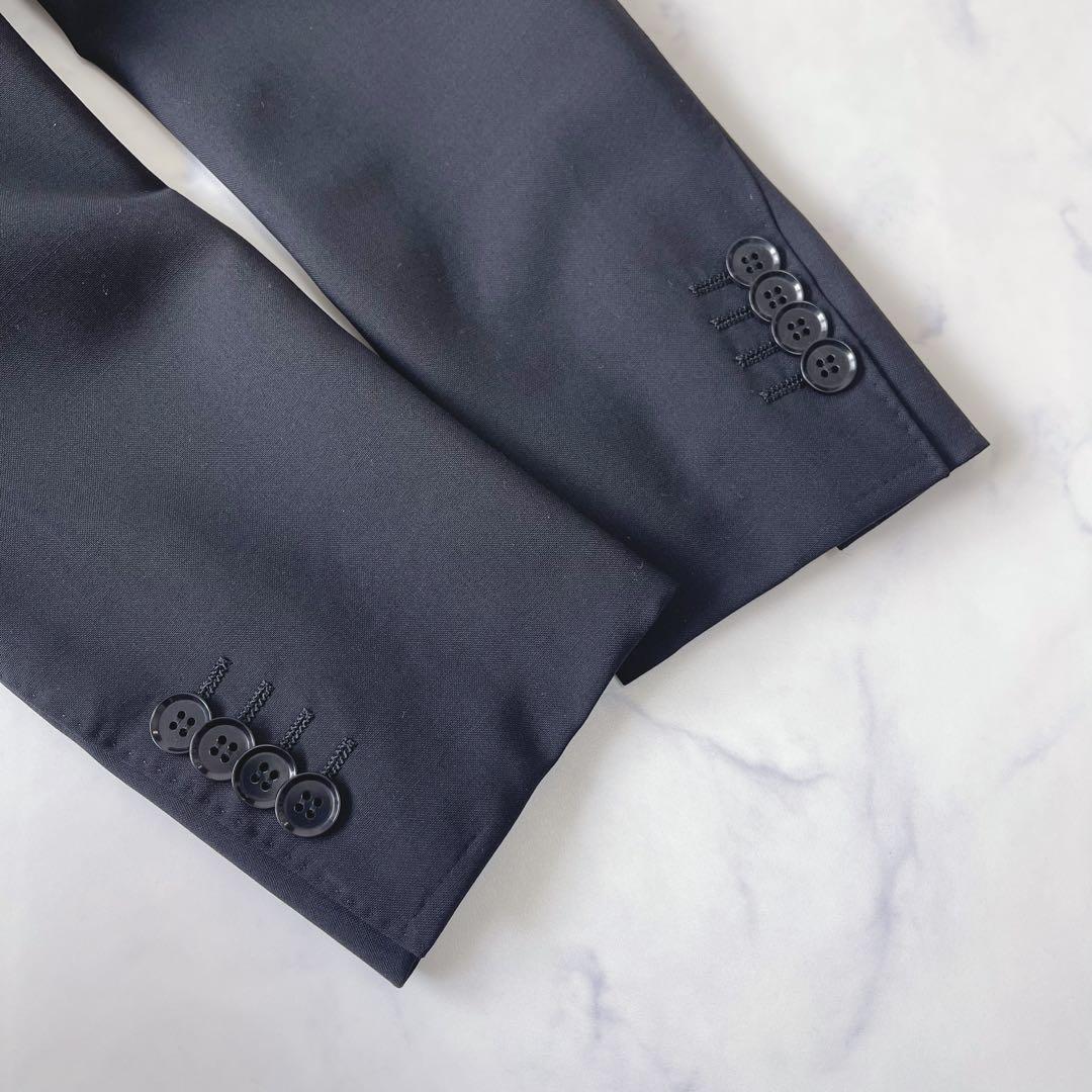 【未使用級】STRASBURGO テーラードジャケット イタリア高級生地 黒