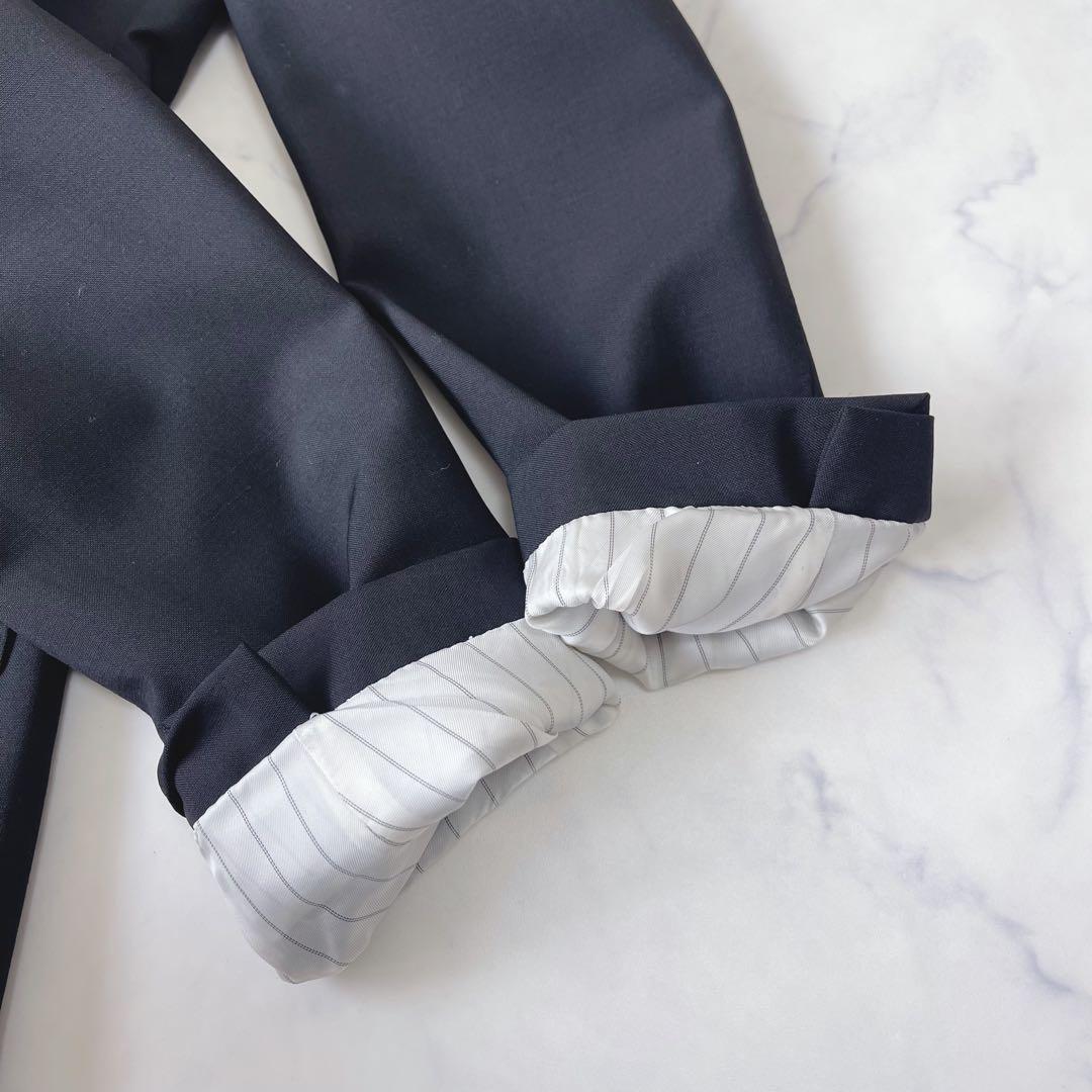 【未使用級】STRASBURGO テーラードジャケット イタリア高級生地 黒