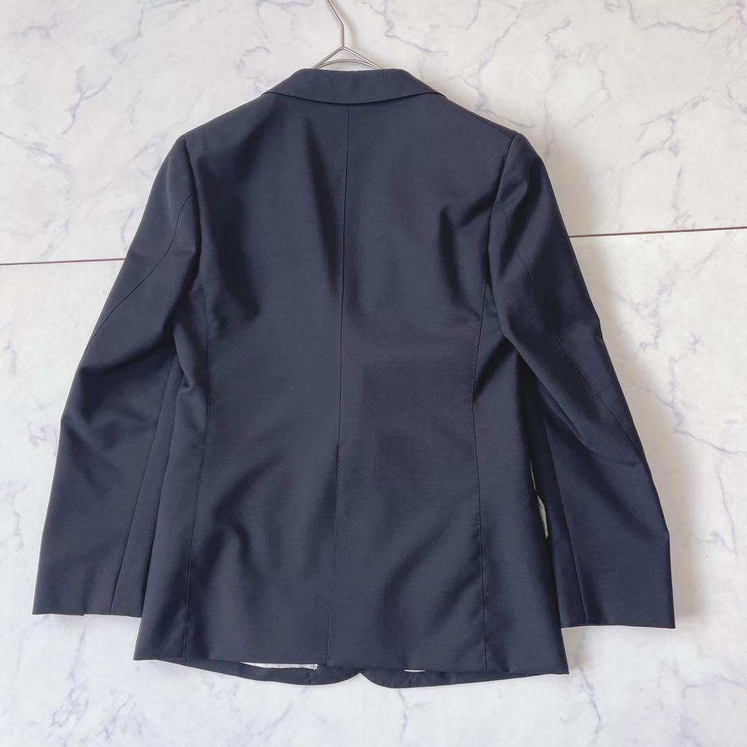 【未使用級】STRASBURGO テーラードジャケット イタリア高級生地 黒