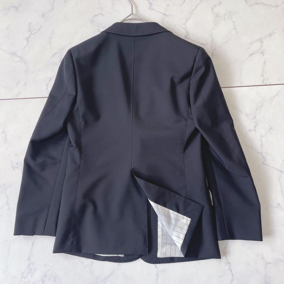 【未使用級】STRASBURGO テーラードジャケット イタリア高級生地 黒