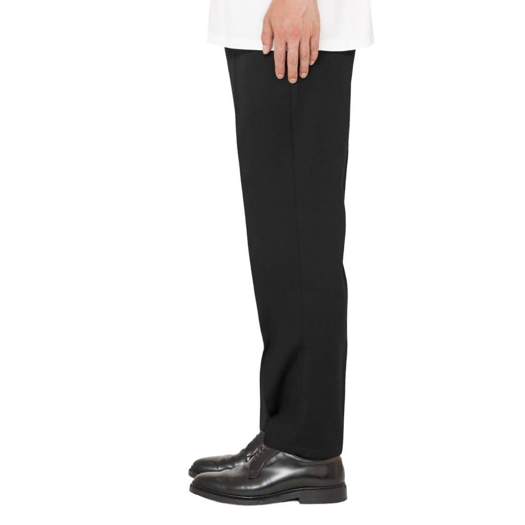 新品48 JIL SANDER ウールスラックスD06AW19 黒ジルサンダー