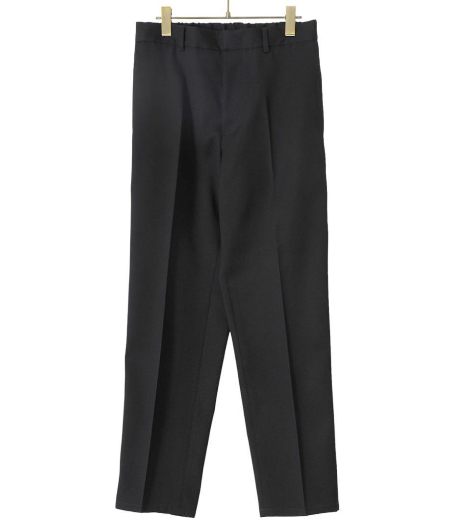 新品48 JIL SANDER ウールスラックスD06AW19 黒ジルサンダー