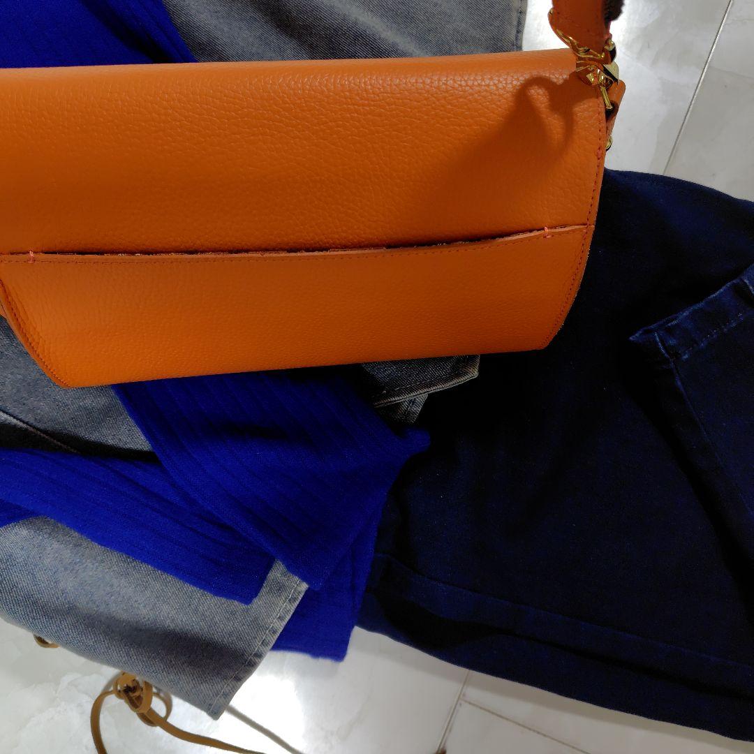 売切価格❗ADMJシュリンクレザー型押しショルダーバッグ