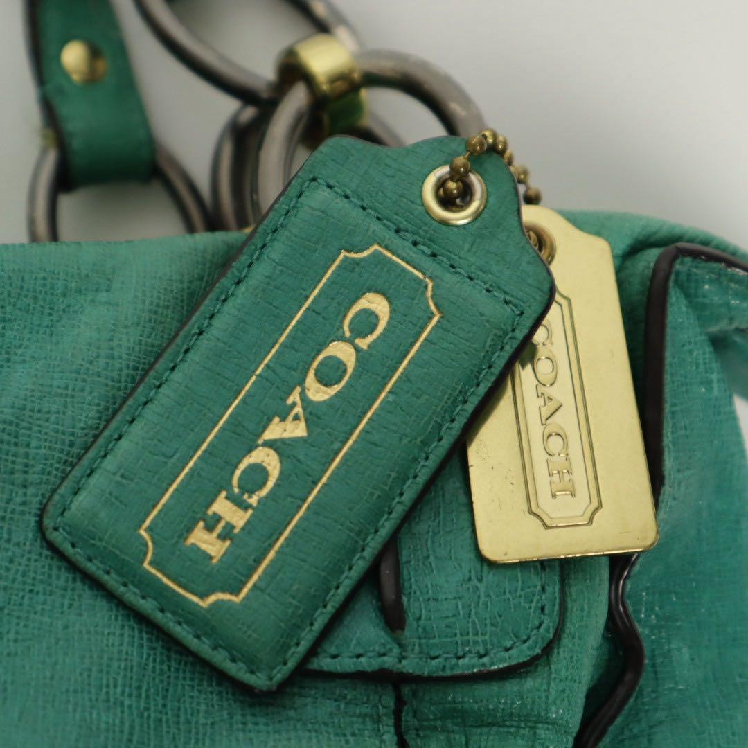 バッグ old coach kristin elevated sage green