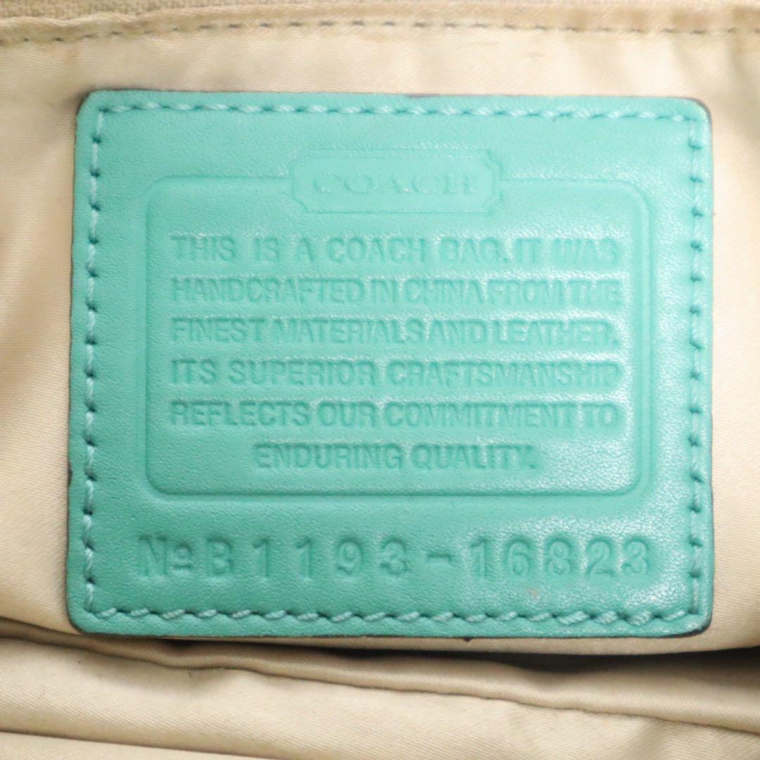 バッグ old coach kristin elevated sage green