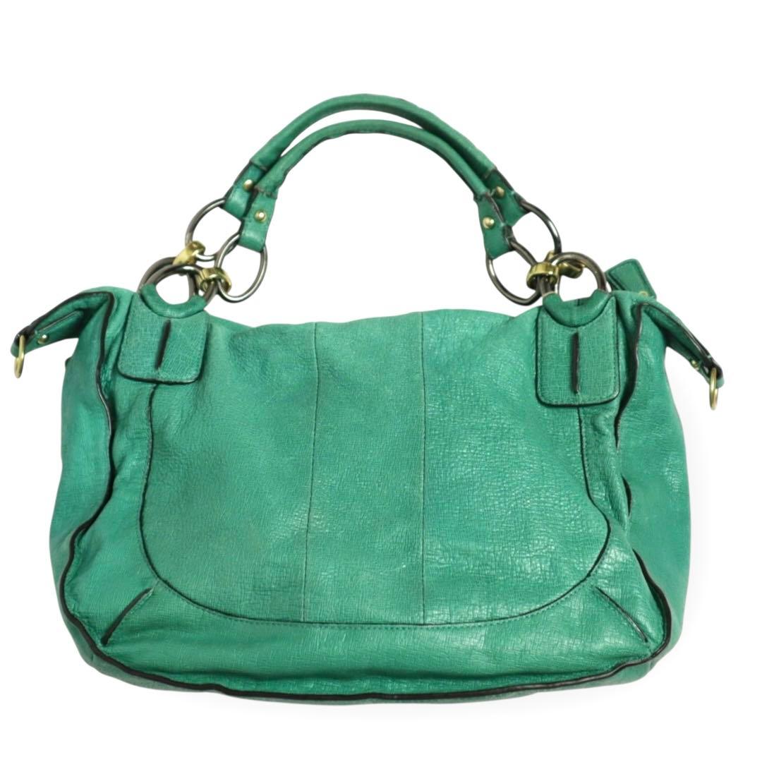 バッグ old coach kristin elevated sage green