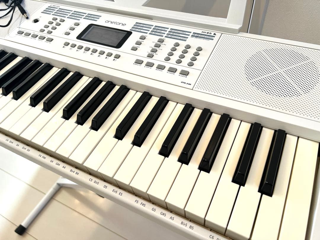 【onetoneスタンドセット】OTK-54N 電子ピアノ　白ホワイト