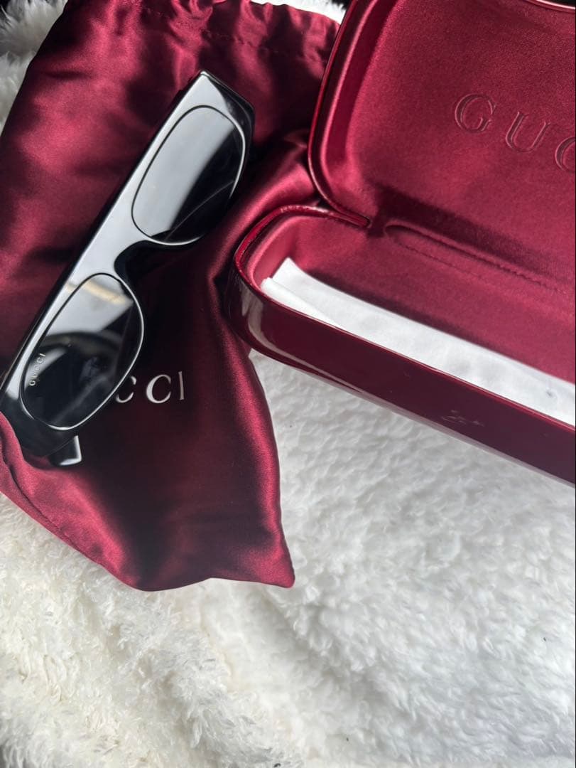 専用GUCCI ブラック サングラス ケース付き