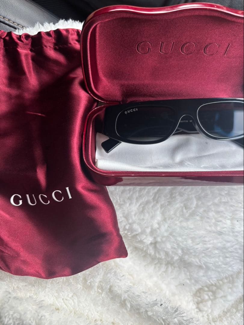 専用GUCCI ブラック サングラス ケース付き