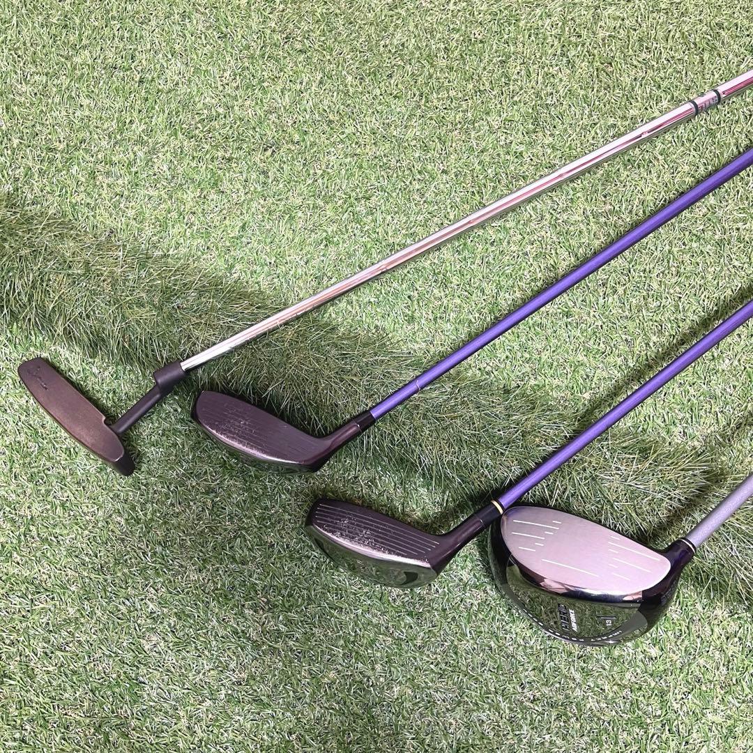 即戦力 初心者に優しい HI-BRID レディースゴルフクラブ豪華12本セット