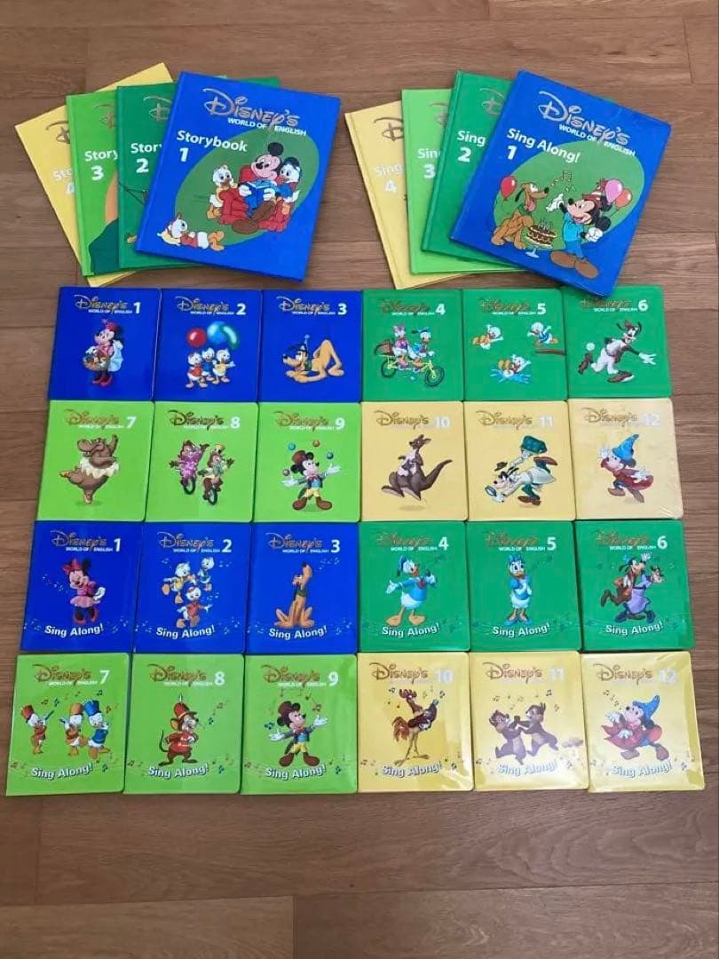 Disney英会話教材セット✴︎ストーリーブック&シングアロングブックDVDセット