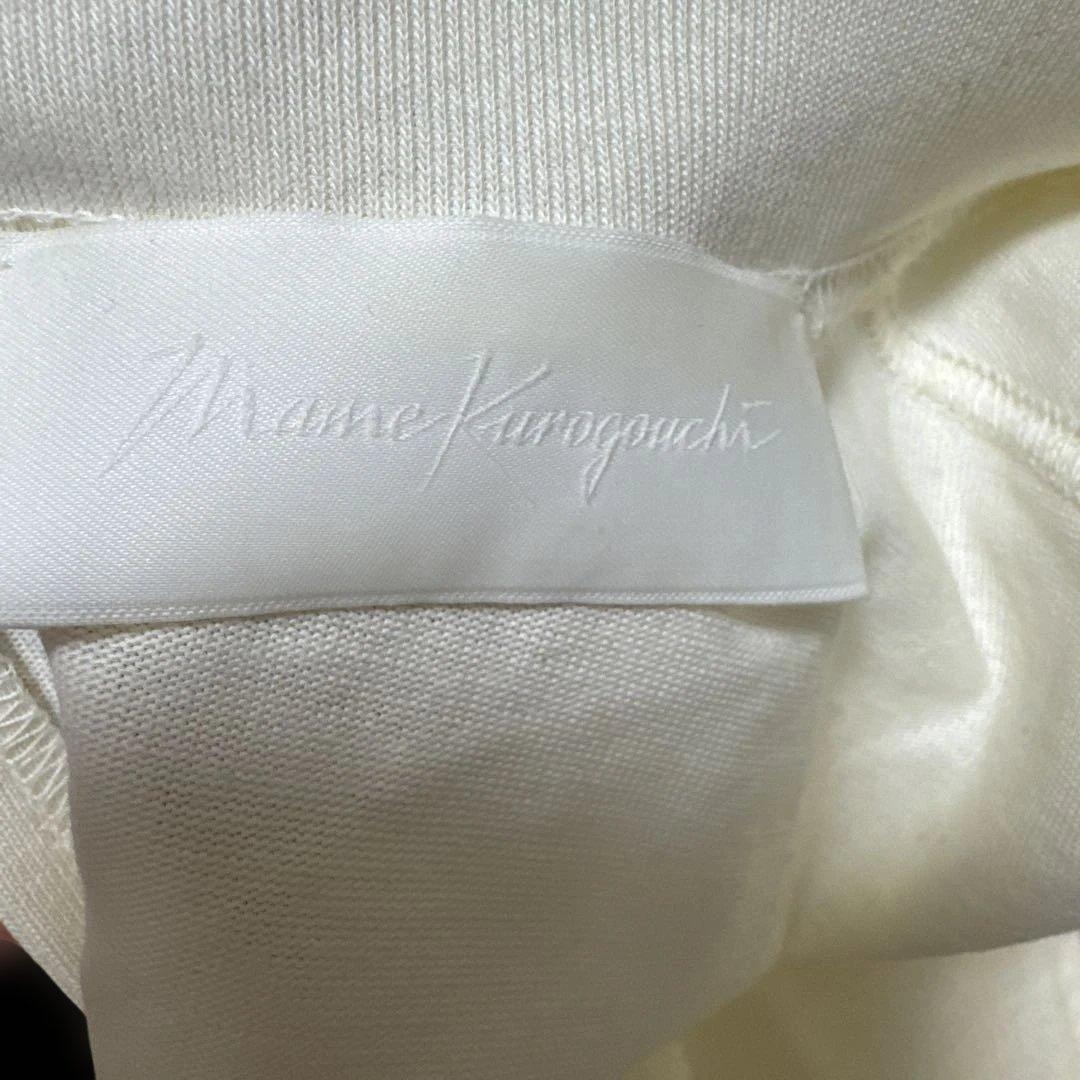 マメ　cotton jersey dress ホワイト　サイズ2