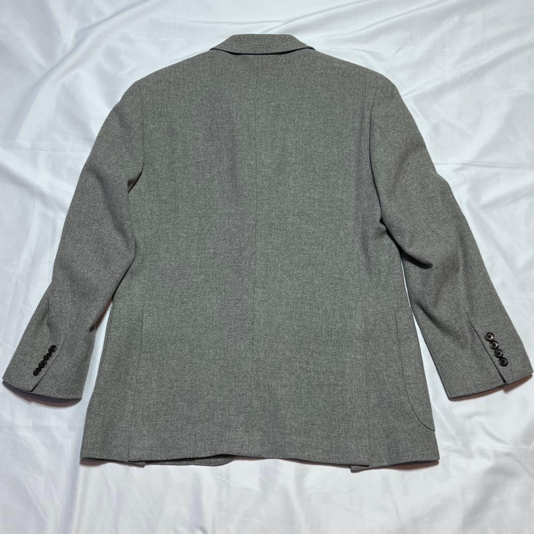 美品バーバリー ロンドンBURBERRY テーラードジャケット カシミヤ混L