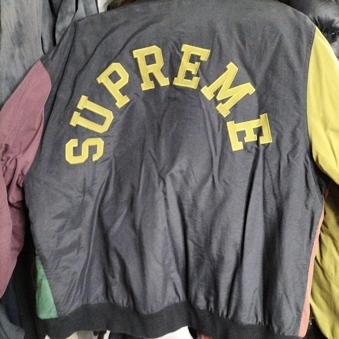 【年末年始値下げ】Supreme×Champion カラーブロックスタジャンM