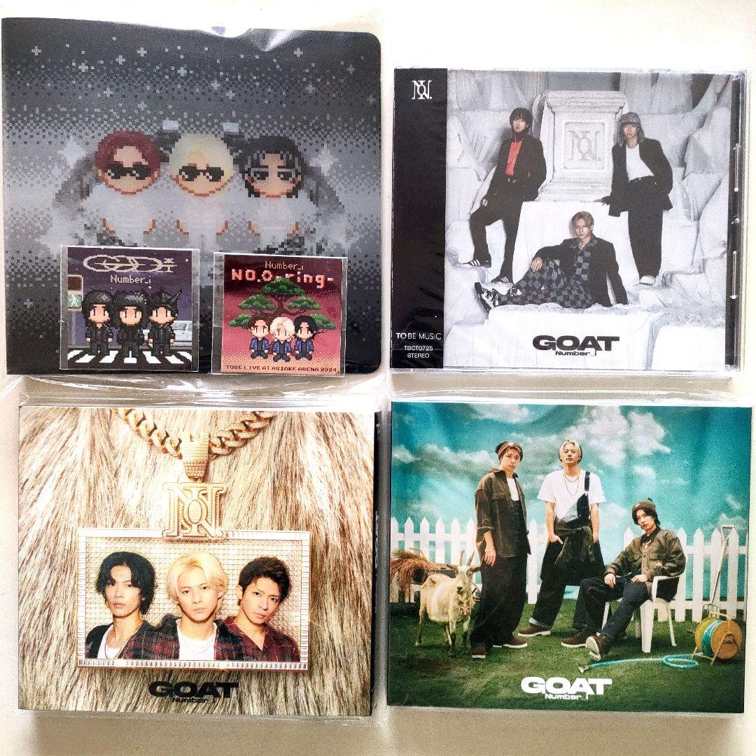 Number_i　GOAT3形態　オリジナルシールホルダー　シール2枚