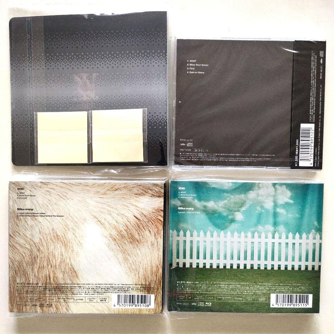 Number_i　GOAT3形態　オリジナルシールホルダー　シール2枚