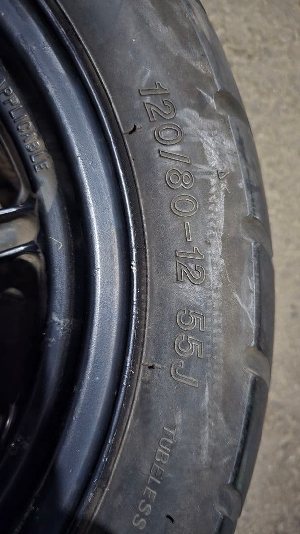 たぶんNSR50ホイール、タイヤ