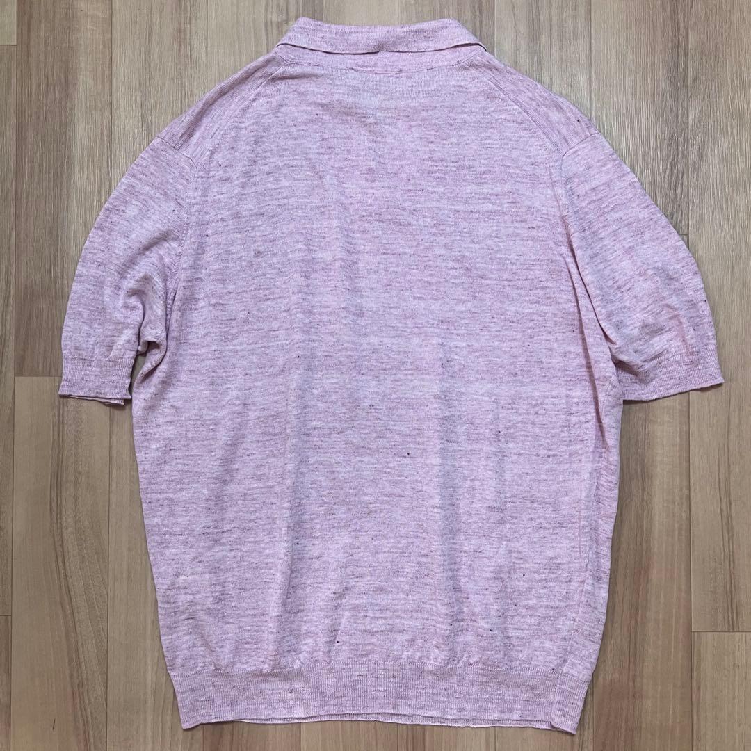 試着のみ 3.2万 フィリッポデローレンティス リネン&コットン52スキッパー