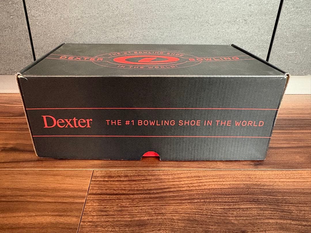【新品未使用・箱有】Dexter メンズ ボーリングシューズ 黒 赤 23.5