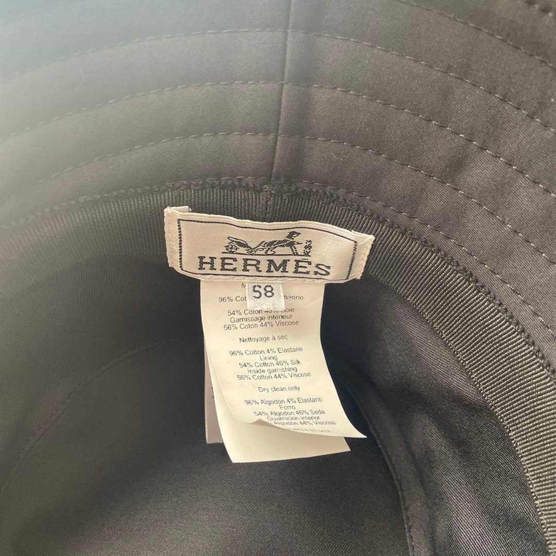 【新品未使用】エルメス　ハット　ハーバーエミール　58