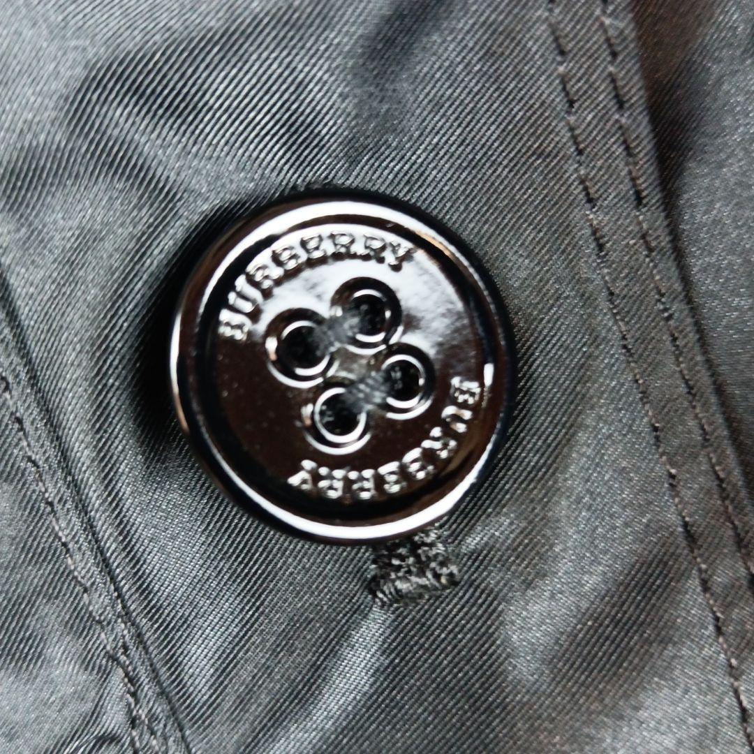 バーバリー ロンドン　トレンチコート　黒　46　大きいサイズ　ライナー欠品