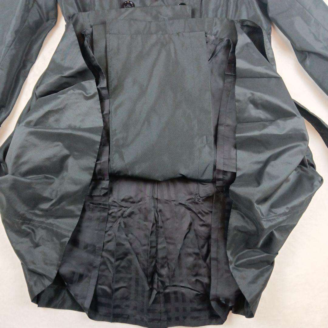 バーバリー ロンドン　トレンチコート　黒　46　大きいサイズ　ライナー欠品