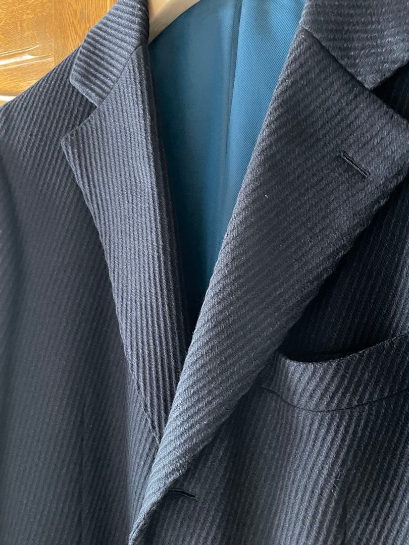 神戸COLネイビーコート48相当ウールカシミア