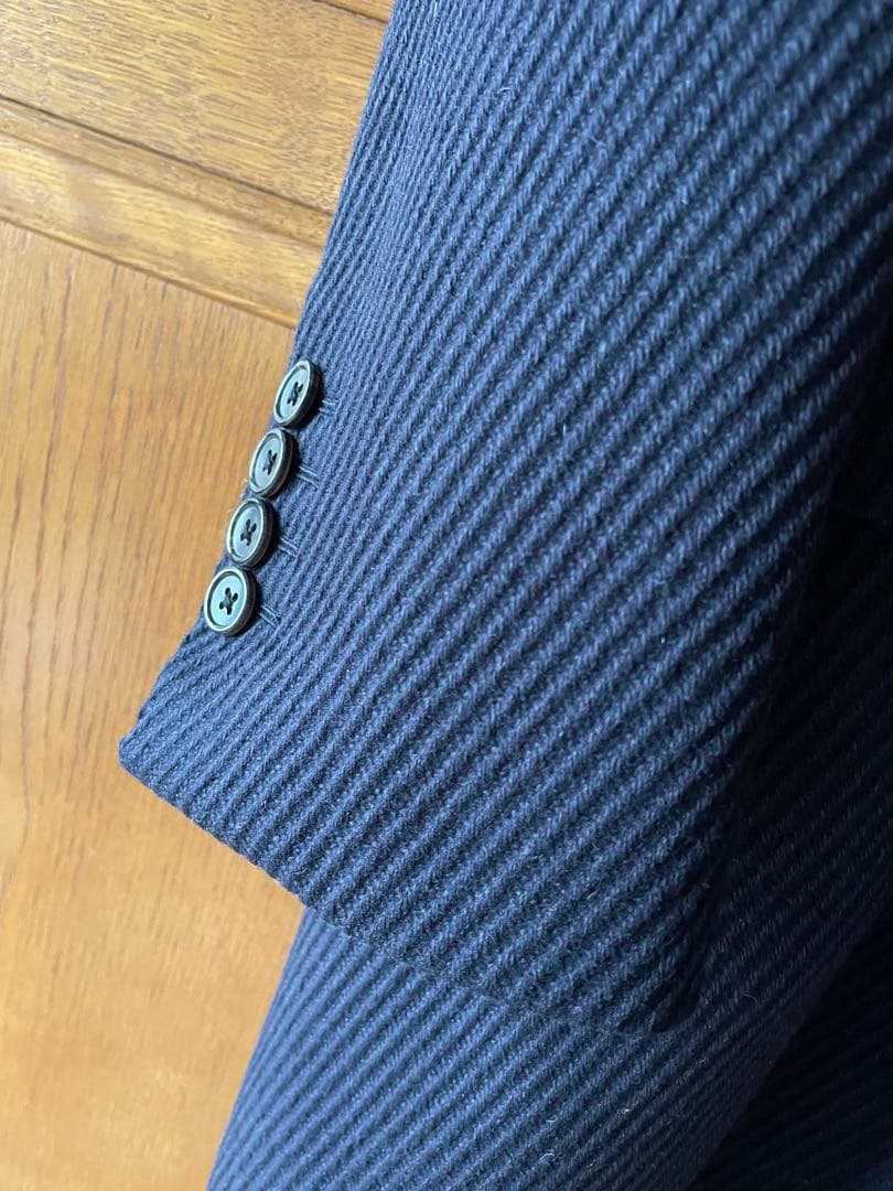 神戸COLネイビーコート48相当ウールカシミア