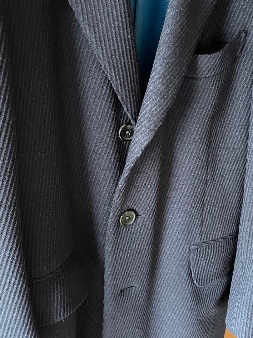 神戸COLネイビーコート48相当ウールカシミア