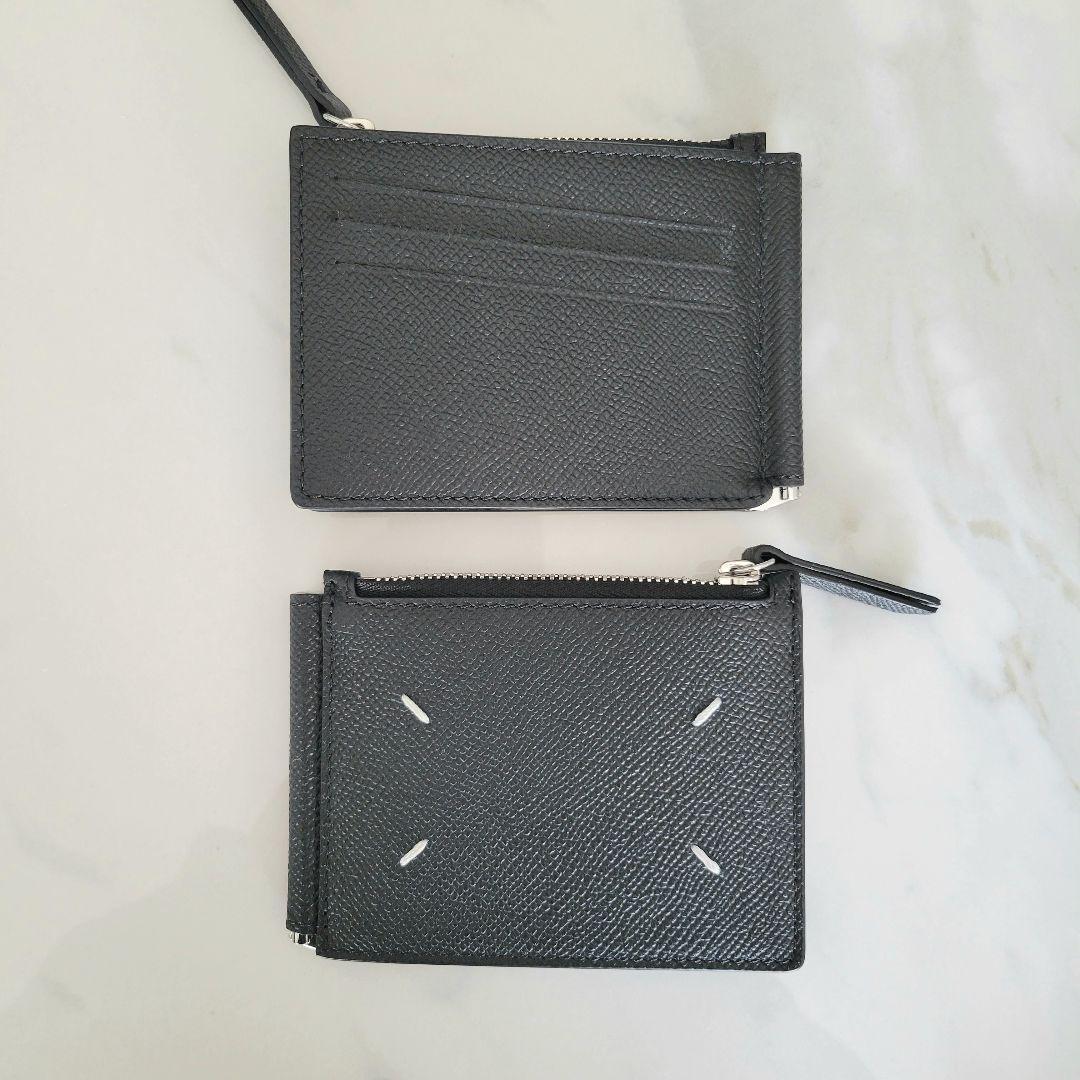 【新品未使用】メゾンマルジェラ マネークリップ 小銭入れ付 ブラック