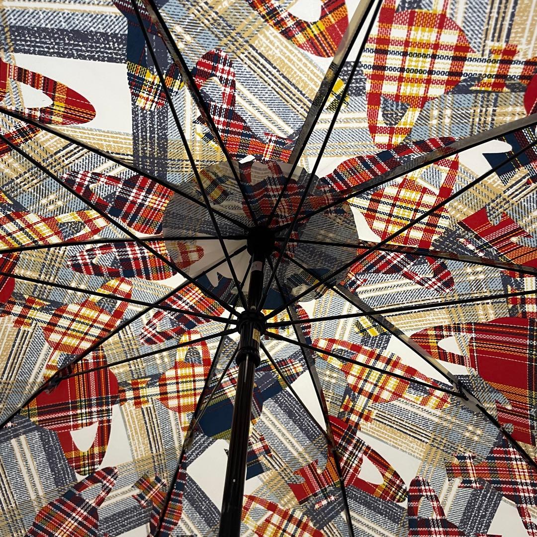 入手困難 新品 ヴィヴィアンウエストウッド 傘 チェック×オーブ