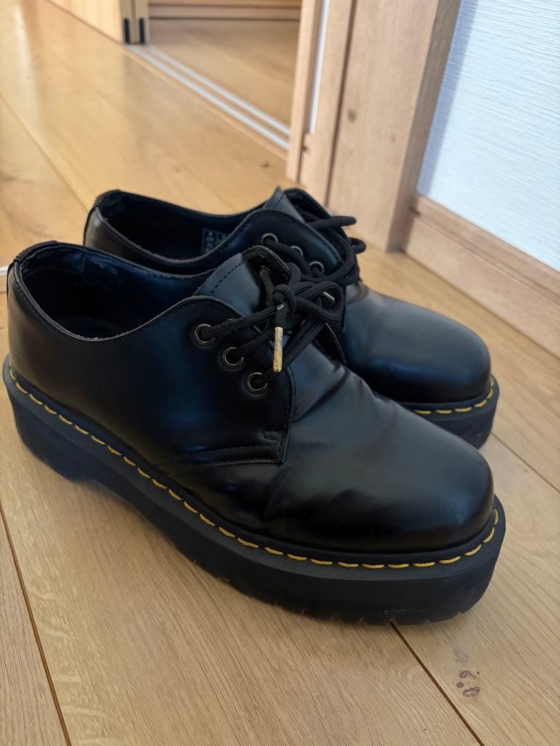 Dr. Martens 1461 ブラックレザー シューズ 3ホール