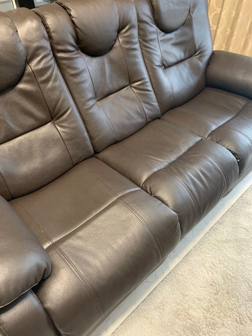 リクライニングソファー3人掛け