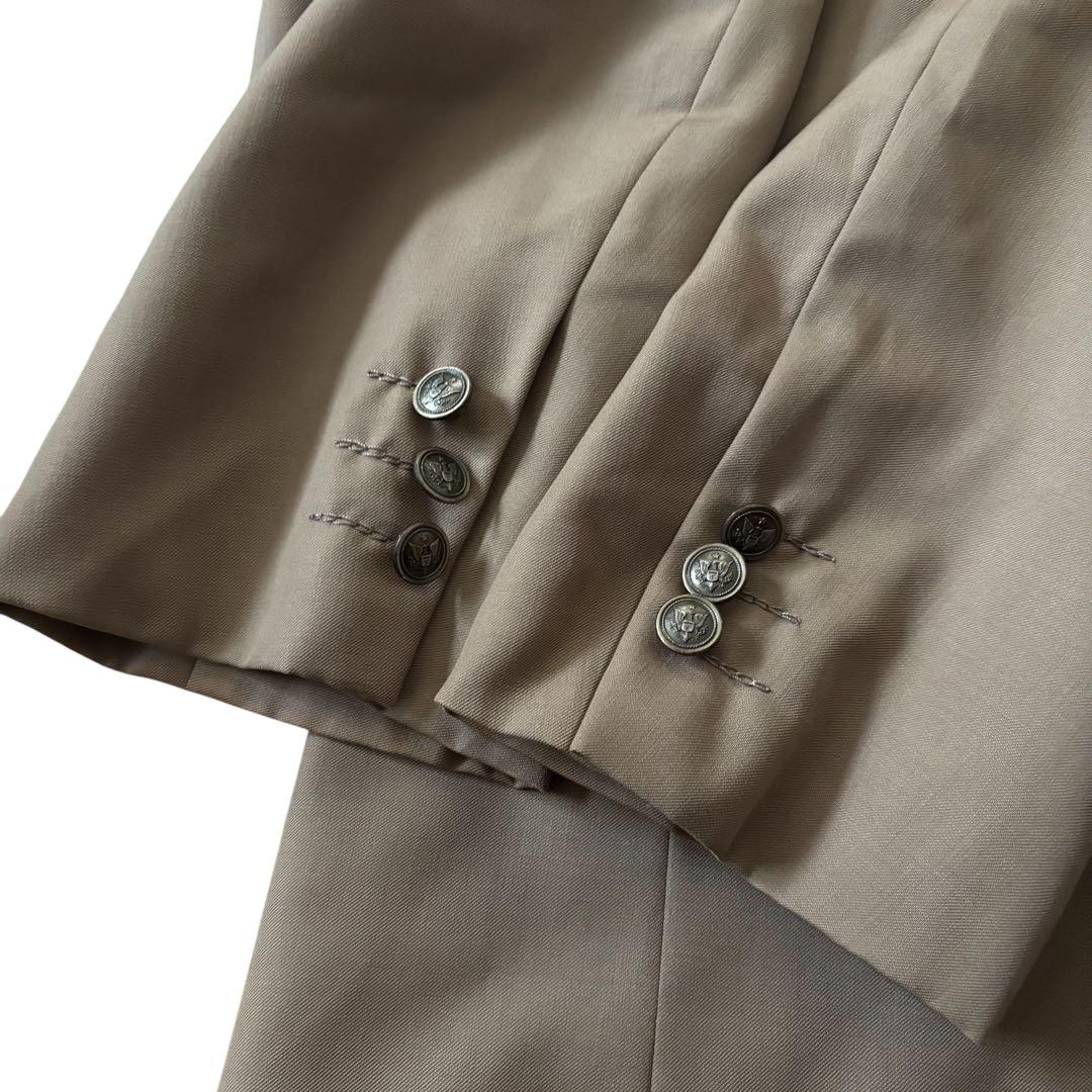 【レトロコーデ】ダブルスーツ イブサンローラン ネクタイ シャツ ピンズセット