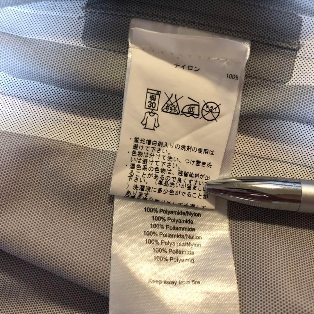 ジェイリンドバーグ 撥水 ストレッチ ナイロン ジャケット ブラック×レッド