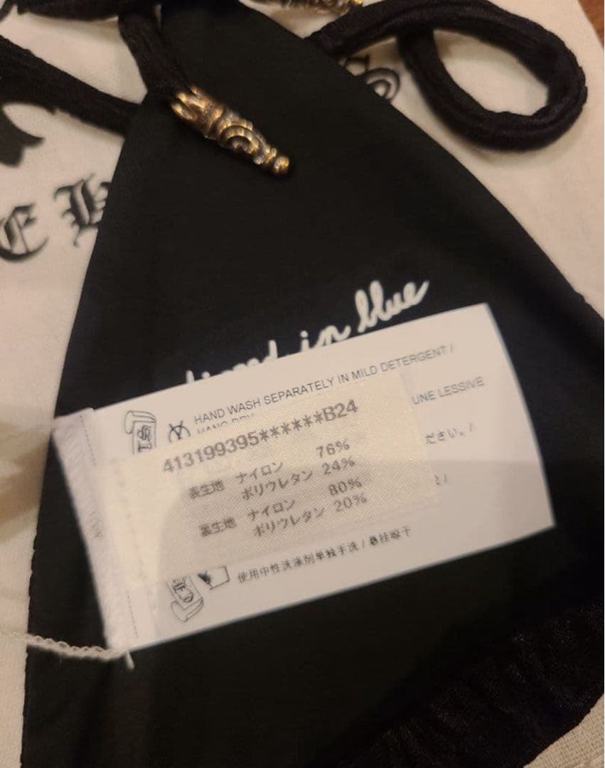 新品未使用！！タグ付き クロムハーツ 水着 ビキニ XS