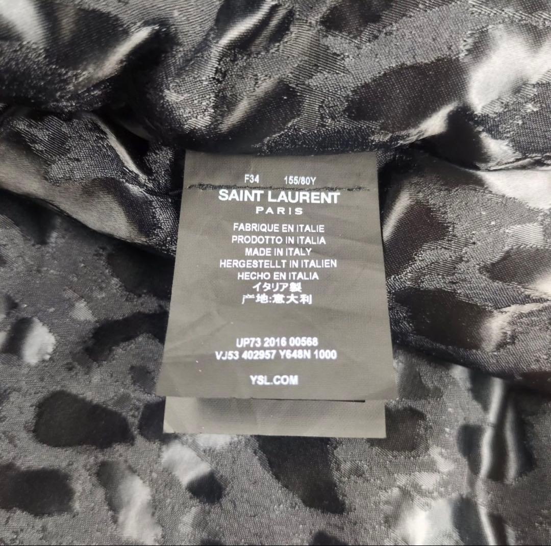 ジャケット・アウター 16aw saint laurent paris leopard jacket