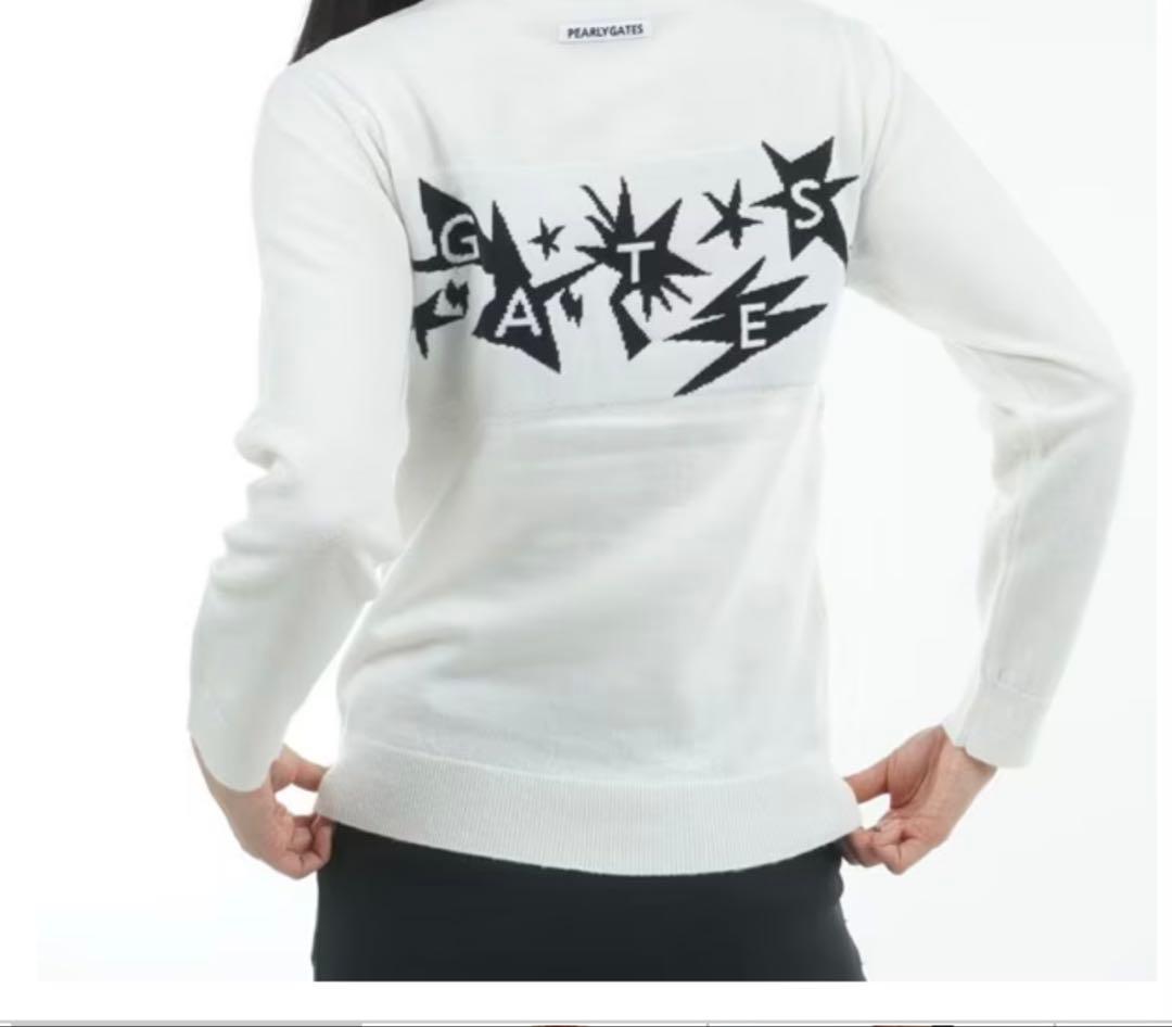 PEARLY GATES ポリエステルヤーン素材セーター