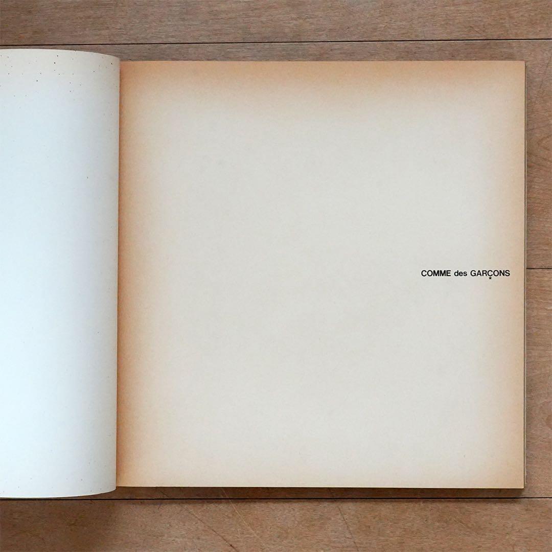 [希少品] COMME des GARÇONS 写真集　1982年刊