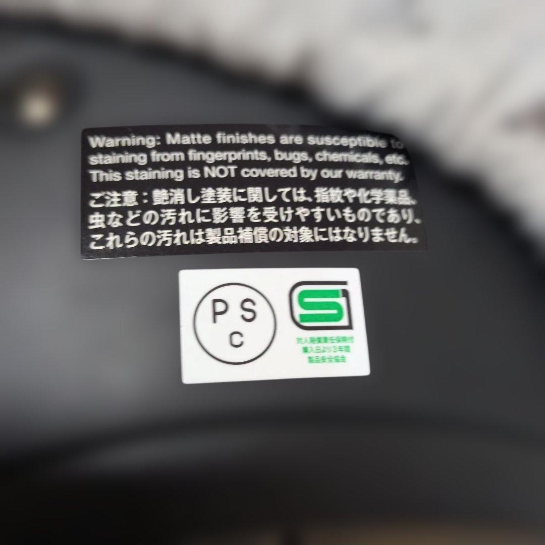 SHOEI ジェットヘルメット マットブラック/オレンジライン j.o jo L