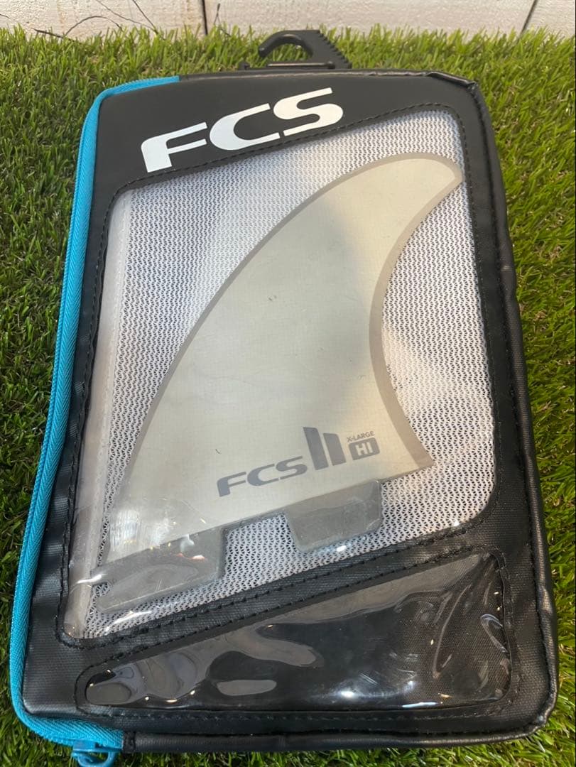 FCS2フィン　ハーレー　FCSⅡH1　HURLEY　トライ　3本セット　グレー