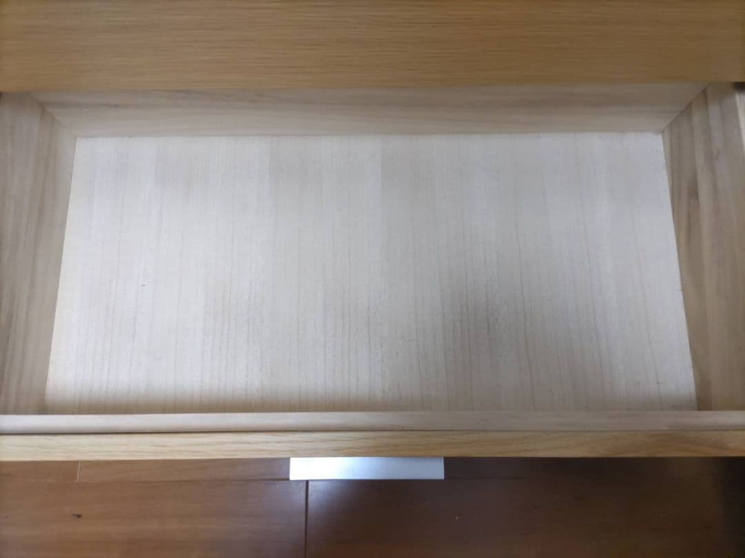 ニトリ　ナチュラル木製6段チェスト幅800mm