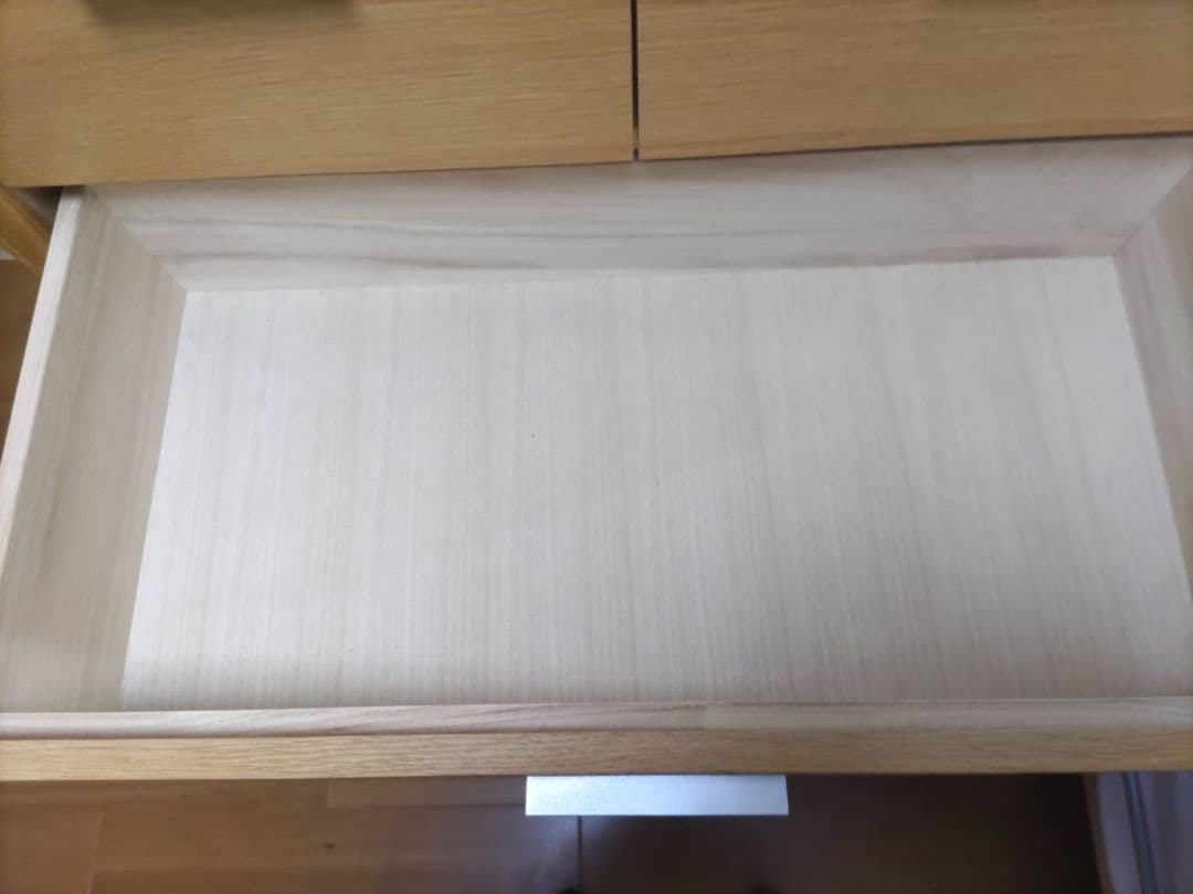 ニトリ　ナチュラル木製6段チェスト幅800mm