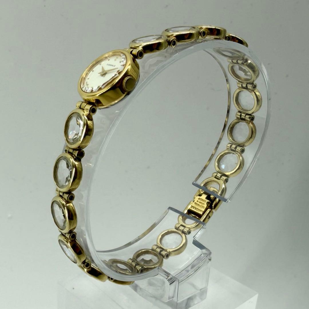 稼働/新品電池✨セイコー ラサール 1E50-0129 バングルウォッチ ブレス