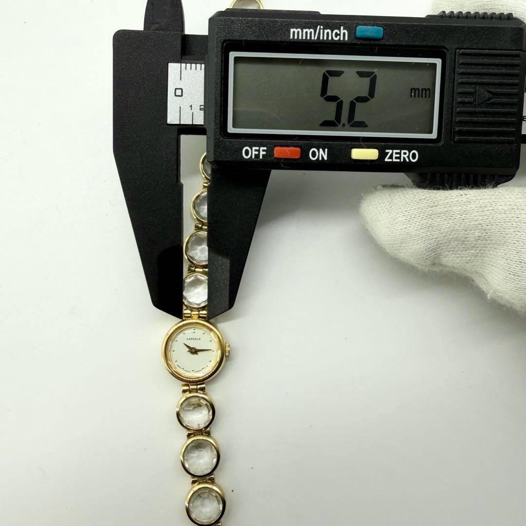 稼働/新品電池✨セイコー ラサール 1E50-0129 バングルウォッチ ブレス